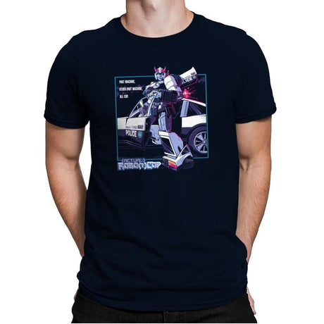 (Actual) Robo(t)Cop Exclusive - Mens Premium T-Shirts RIPT Apparel Small / Midnight Navy