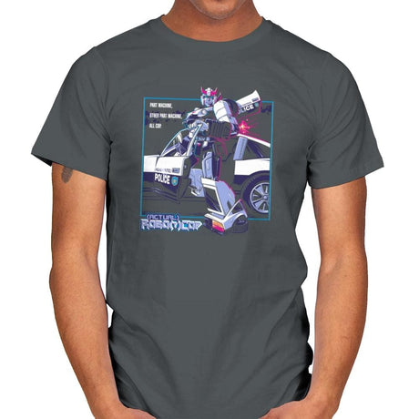 (Actual) Robo(t)Cop Exclusive - Mens T-Shirts RIPT Apparel Small / Charcoal