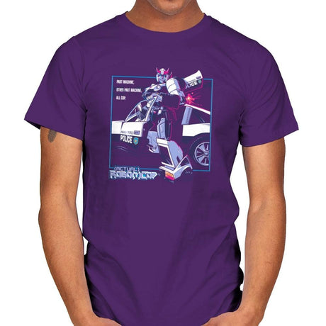 (Actual) Robo(t)Cop Exclusive - Mens T-Shirts RIPT Apparel Small / Purple