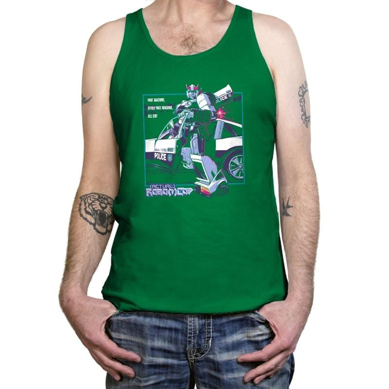 (Actual) Robo(t)Cop Exclusive - Tanktop Tanktop RIPT Apparel X-Small / Kelly