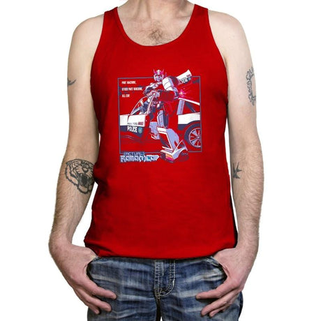 (Actual) Robo(t)Cop Exclusive - Tanktop Tanktop RIPT Apparel X-Small / Red