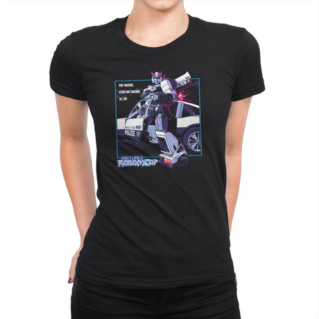 (Actual) Robo(t)Cop Exclusive - Womens Premium T-Shirts RIPT Apparel 3x-large / Black