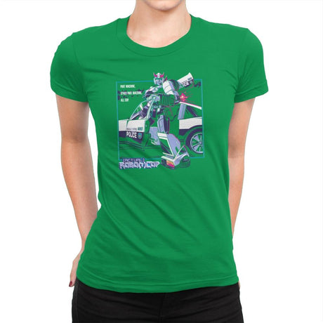 (Actual) Robo(t)Cop Exclusive - Womens Premium T-Shirts RIPT Apparel Small / Kelly Green