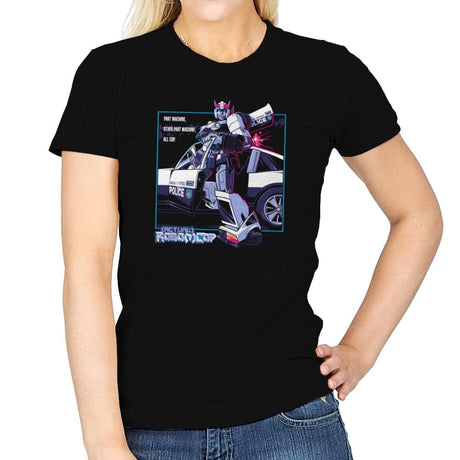 (Actual) Robo(t)Cop Exclusive - Womens T-Shirts RIPT Apparel Small / Black