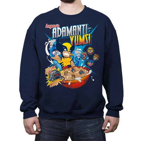 Adamanti-YUMS! - Crew Neck Sweatshirt Crew Neck Sweatshirt RIPT Apparel
