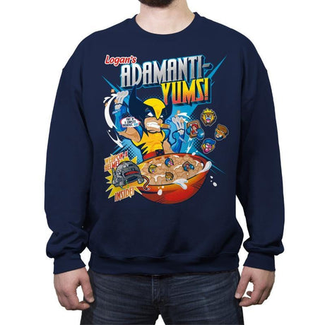 Adamanti-YUMS! - Crew Neck Sweatshirt Crew Neck Sweatshirt RIPT Apparel