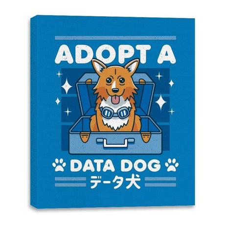 Adopt a Data Dog - Canvas Wraps Canvas Wraps RIPT Apparel