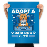 Adopt a Data Dog - Prints Posters RIPT Apparel 18x24 / Turquoise