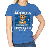 Adopt a Data Dog - Womens T-Shirts RIPT Apparel Small / Iris