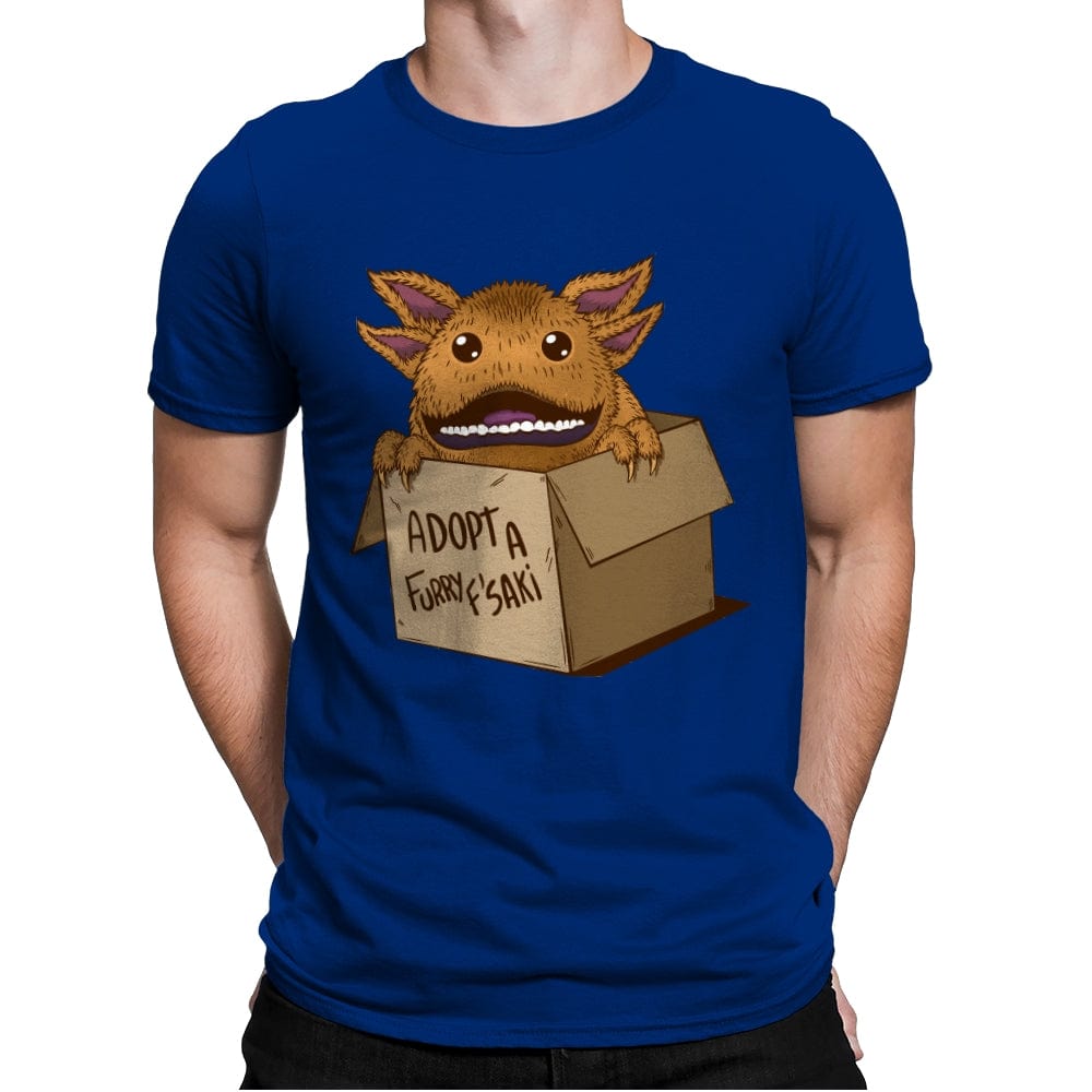 Adopt a Furry F'Saki - Mens Premium T-Shirts RIPT Apparel Small / Royal