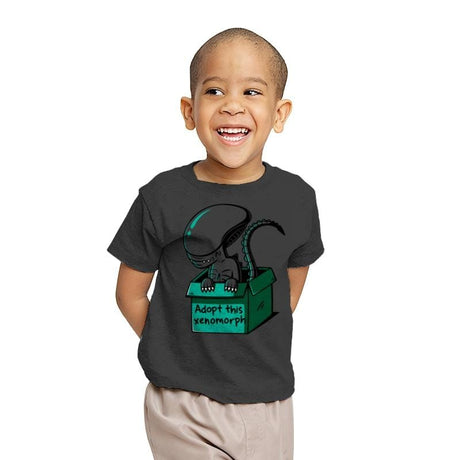 Adopt This Morph - Youth T-Shirts RIPT Apparel X-small / Charcoal