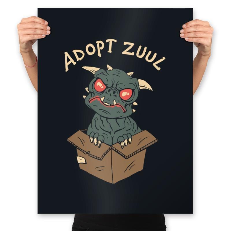 Adopt Zuul - Prints Posters RIPT Apparel 18x24 / Black