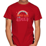 Adult Life - Mens T-Shirts RIPT Apparel Small / Red