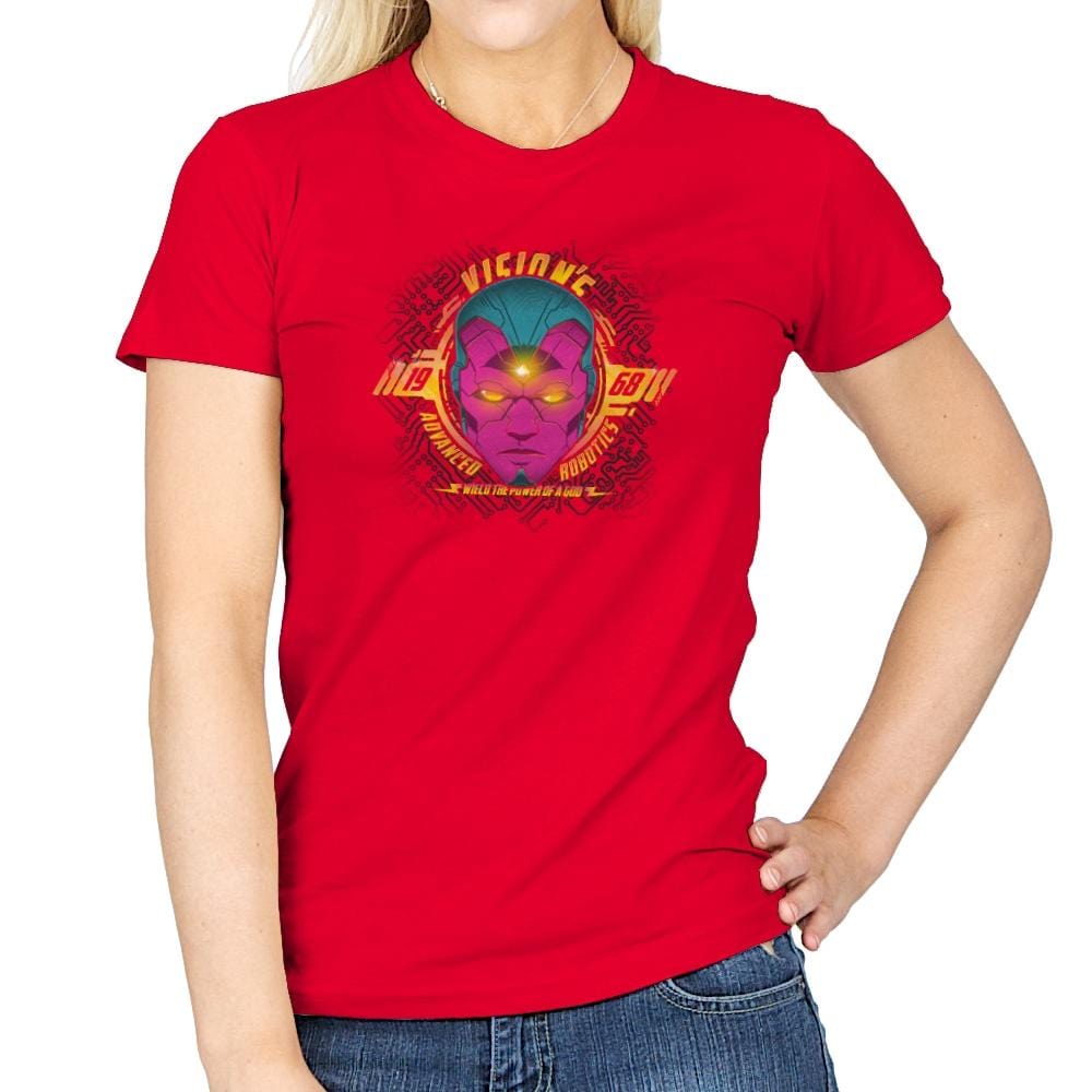 Advanced Robotics Exclusive - Womens T-Shirts RIPT Apparel Small / Red