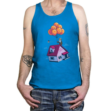 Adventure is Up There - Gamer Paradise - Tanktop Tanktop RIPT Apparel X-Small