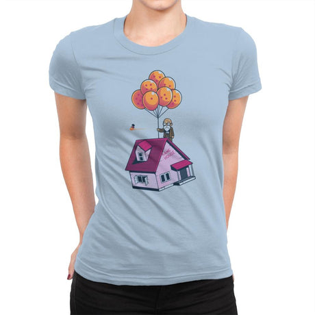 Adventure is Up There - Gamer Paradise - Womens Premium T-Shirts RIPT Apparel Small / Cancun