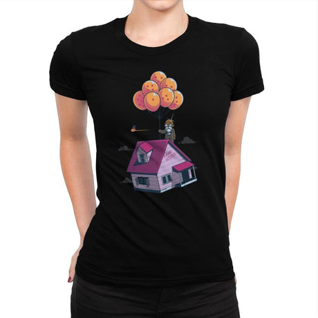 Adventure is Up There - Gamer Paradise - Womens Premium T-Shirts RIPT Apparel Small / Indigo