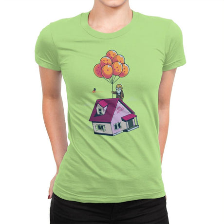 Adventure is Up There - Gamer Paradise - Womens Premium T-Shirts RIPT Apparel Small / Mint