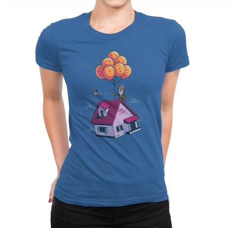 Adventure is Up There - Gamer Paradise - Womens Premium T-Shirts RIPT Apparel Small / Royal