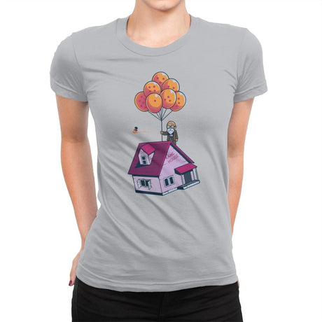 Adventure is Up There - Gamer Paradise - Womens Premium T-Shirts RIPT Apparel Small / Silver