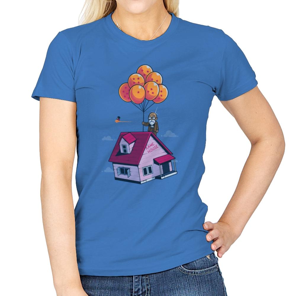 Adventure is Up There - Gamer Paradise - Womens T-Shirts RIPT Apparel Small / Iris