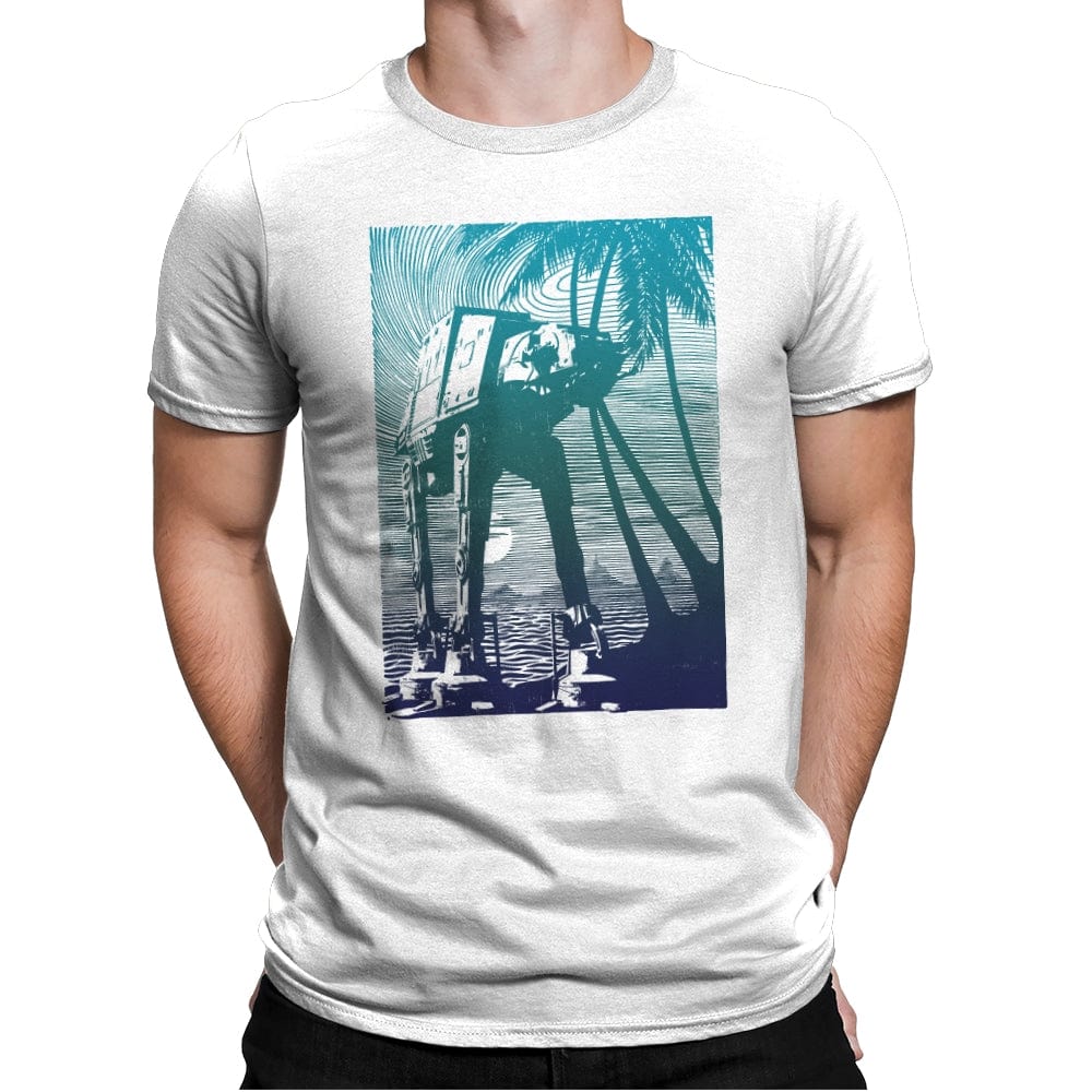 Adventure Island - Mens Premium T-Shirts RIPT Apparel Small / White