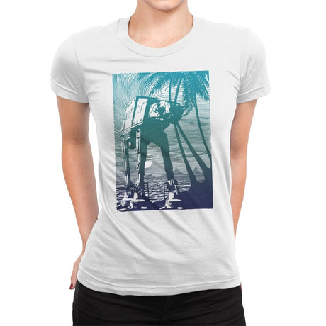 Adventure Island - Womens Premium T-Shirts RIPT Apparel Small / White