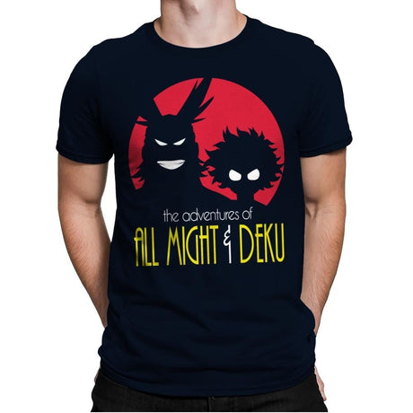 Adventures of All - Mens Premium T-Shirts RIPT Apparel Small / Midnight Navy