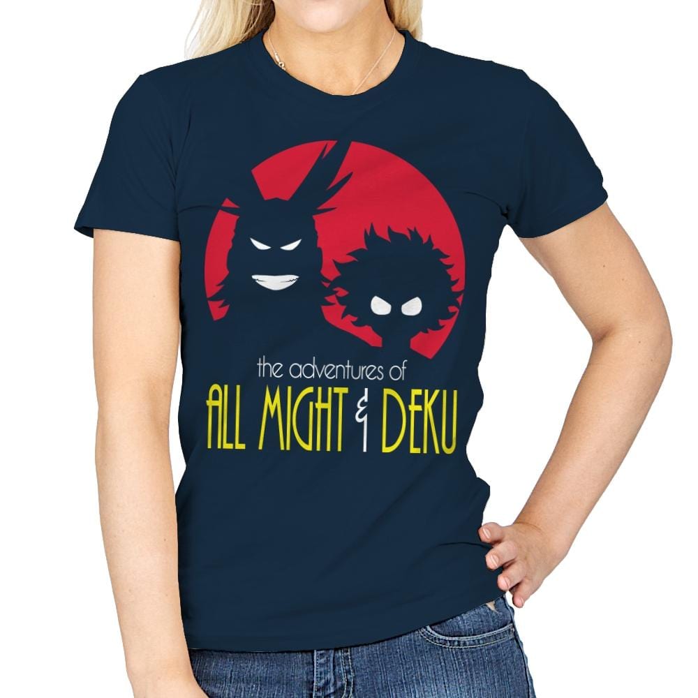 Adventures of All - Womens T-Shirts RIPT Apparel Small / Navy