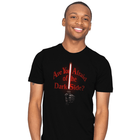 Afraid of the Dark Side - Mens T-Shirts RIPT Apparel