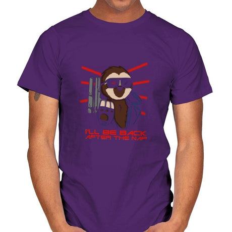 After The Nap - Mens T-Shirts RIPT Apparel Small / Purple