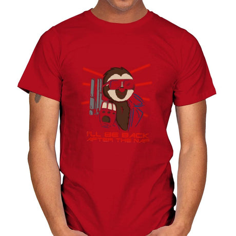 After The Nap - Mens T-Shirts RIPT Apparel Small / Red