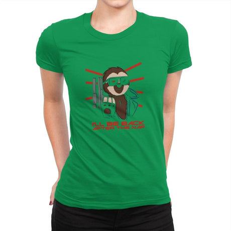 After The Nap - Womens Premium T-Shirts RIPT Apparel Small / Kelly Green