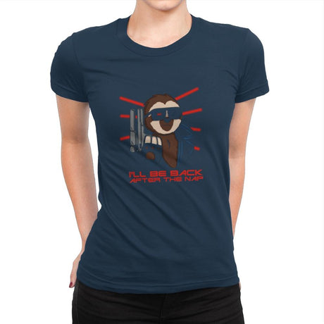 After The Nap - Womens Premium T-Shirts RIPT Apparel Small / Midnight Navy