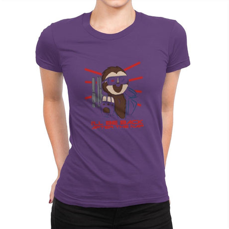 After The Nap - Womens Premium T-Shirts RIPT Apparel Small / Purple Rush