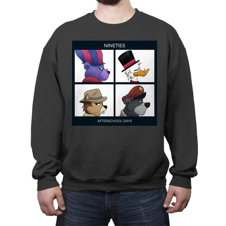 Afternoon Days - Crew Neck Sweatshirt Crew Neck Sweatshirt RIPT Apparel Small / Charcoal