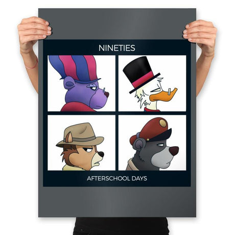 Afternoon Days - Prints Posters RIPT Apparel 18x24 / Charcoal
