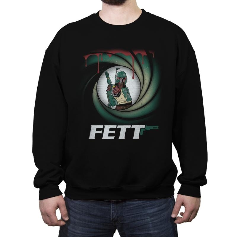 Agent 00F - Crew Neck Sweatshirt Crew Neck Sweatshirt RIPT Apparel Small / Black