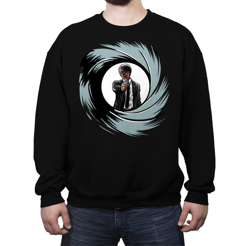 Agent BMF - Crew Neck Sweatshirt Crew Neck Sweatshirt RIPT Apparel Small / Black