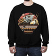 Ahoy, Noodle Pirates! - Crew Neck Sweatshirt Crew Neck Sweatshirt RIPT Apparel Small / Black