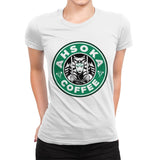 Ahsoka Coffee - Womens Premium T-Shirts RIPT Apparel Small / White