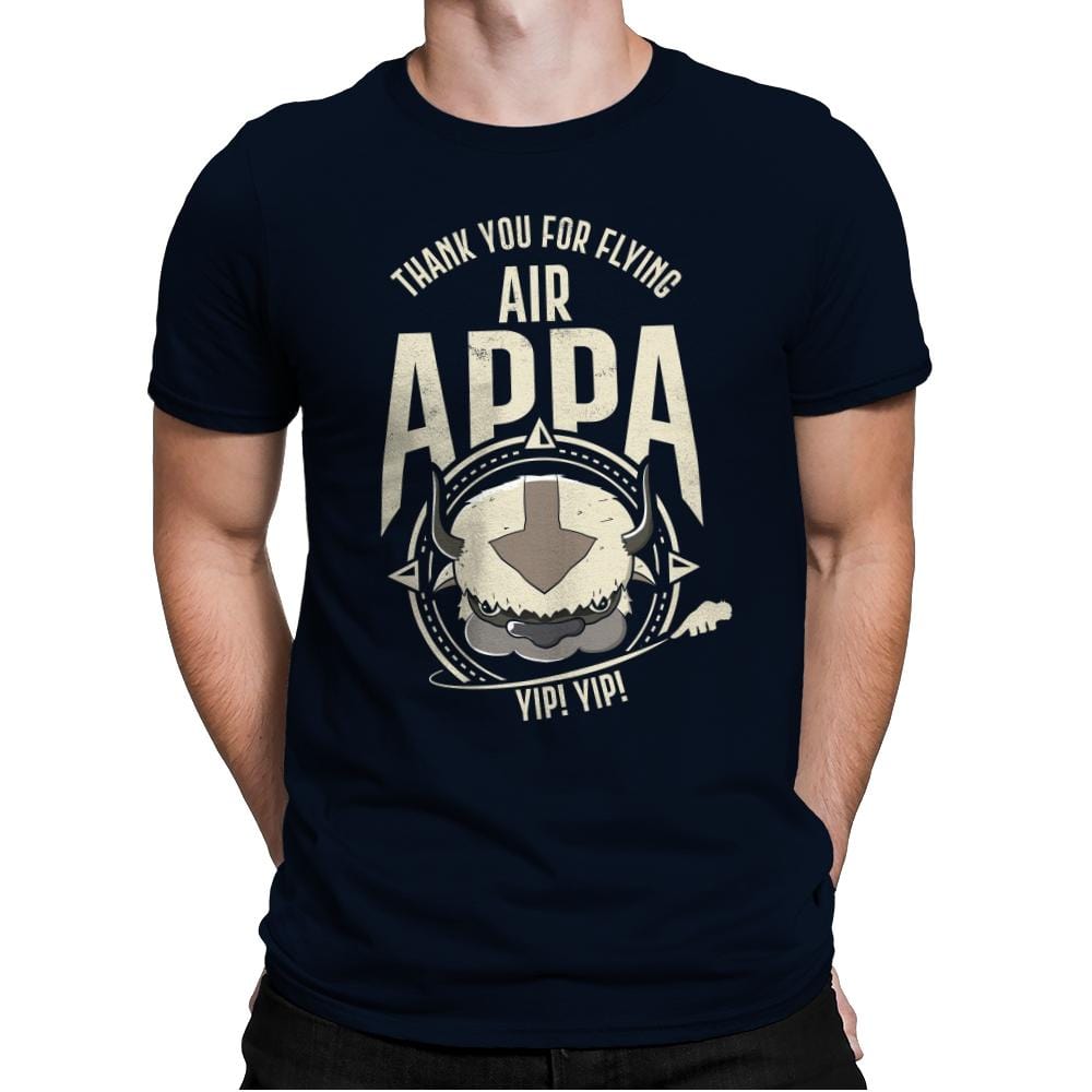 Air Appa - Mens Premium T-Shirts RIPT Apparel Small / Midnight Navy