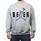 Air Bender Beer - Crew Neck Sweatshirt Crew Neck Sweatshirt RIPT Apparel Small / Sport Gray