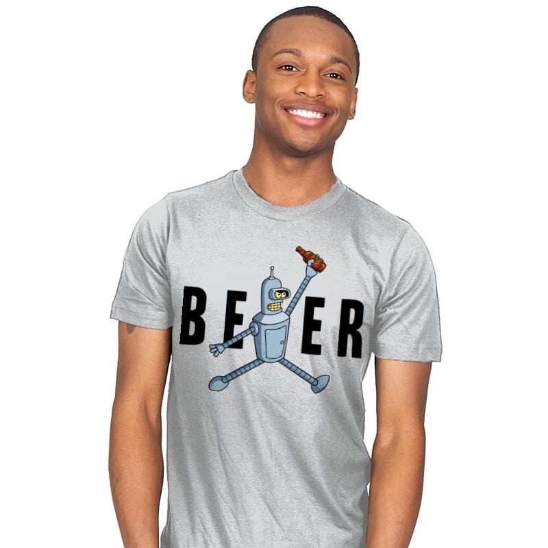 Air Bender Beer - Mens T-Shirts RIPT Apparel Small / Silver