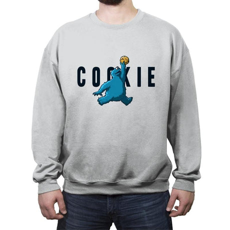 Air Cookie - Crew Neck Sweatshirt Crew Neck Sweatshirt RIPT Apparel Small / Sport Gray