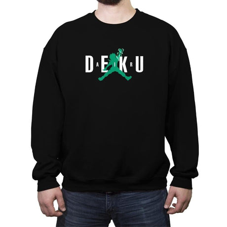 Air Deku - Crew Neck Sweatshirt Crew Neck Sweatshirt RIPT Apparel Small / Black