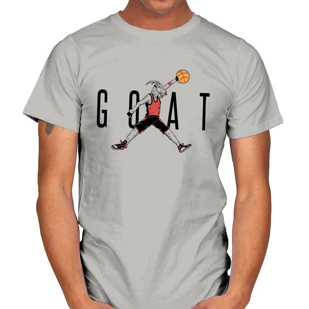 Air G.O.A.T. - Mens T-Shirts RIPT Apparel Small / Ice Grey