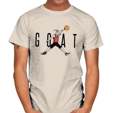 Air G.O.A.T. - Mens T-Shirts RIPT Apparel Small / Natural