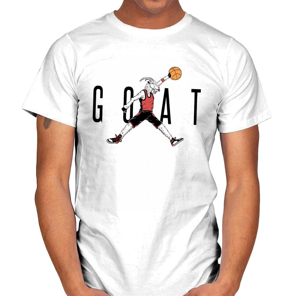 Air G.O.A.T. - Mens T-Shirts RIPT Apparel Small / White