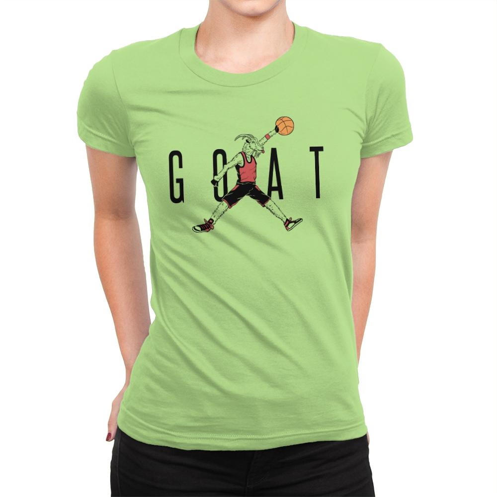 Air G.O.A.T. - Womens Premium T-Shirts RIPT Apparel Small / Mint